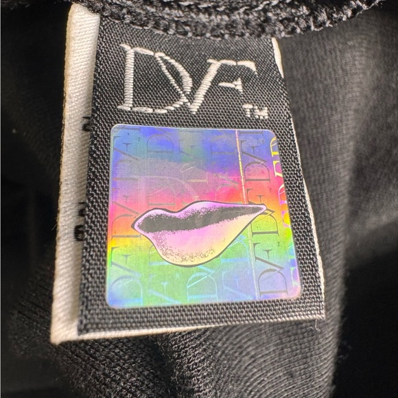 DvF Diane Von Furstenberg Black Stretch Pencil Skirt Size 12 - Picture 7 of 8